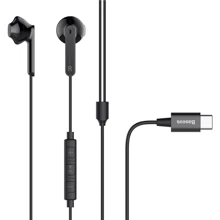 Наушники Baseus Encok Wire Earphone C16 Black (NGC16-01): Тип конструкции вкладыши