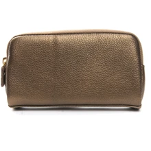 Женская косметичка Cosmetic bag золотистая (31466): Пол Женский