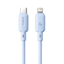 Кабель Baseus Cable USB-C to Lightning Silky Series 20W 1m Blue (P10377700313-00): Тип USB-C - Lightning