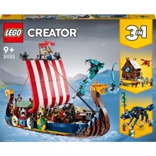 Конструктор LEGO Creator Корабль викингов и Мидгардский змей (31132): Серия Creator