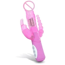 Вибратор Dual Pleasure Slimline Rabbit, 22x3.5 см: Для кого Для женщин