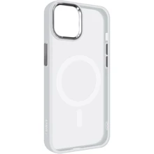 Чохол для iPhone ArmorStandart Unit MagSafe Case Matte Clear Silver для iPhone 12/12 Pro (ARM70444): Колір серебристый