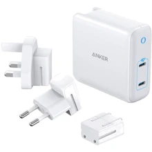 Зарядное устройство ANKER USB Wall Charger PowerPort Atom III Duo 2xUSB-С 60W White (A2629H21): Особенности Быстрая зарядка, USB-C
