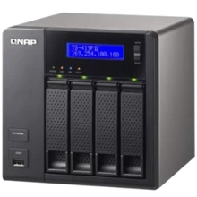 Сетевой накопитель (NAS) QNAP TS-419P II: Слоты для дисков 4 x 3,5" SATA I/II