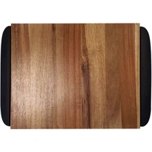 Дошка для нарізання Bergner Natural акація 38х24.5 см (BG-4926): Тип Доска разделочная с поддоном
