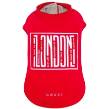 Свитшот для собак Croci London 40 см красный (C7474456): Тип Свитеры