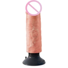 Вібратор Pipedream Vibrating King Cock 6 ", 15.4x4.8 см, тілесний: Для кого Для жінок