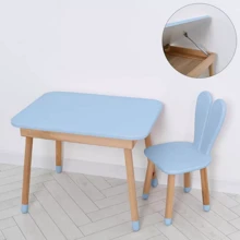 Столик со стульчиком и ящиком Bambi 04-027BLAKYTN-TABLE Голубой: Тип набор