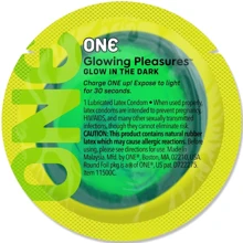 Презерватив ONE Glowing Pleasures 1 шт: Тип Світиться