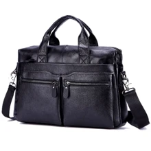 Bexhill Leather Bag Black (A25-7122A) for MacBook 15": Колір чорний (Black)