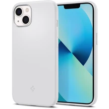 Чехол для iPhone Spigen Silicone Fit White (ACS03549) for iPhone 13: Цвет белый