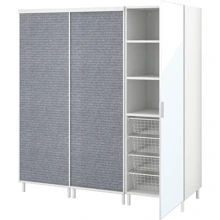 Шкаф с 2 дверцами+1 дверца ІКЕА PLATSA 180х57х191 см (694.941.98): undefined undefined