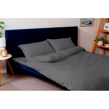 Простирадло SoundSleep Dyed Grey сіра 200x220 см (93121040): Тип простирадло