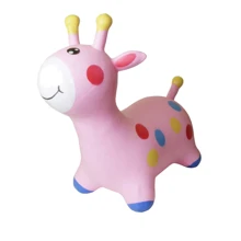 Детский прыгун Bambi Жираф BT-RJ-0077 резиновый (Pink): Цвет розовый
