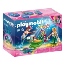 Конструктор Playmobil Семья с коляской-ракушкой 70100: Производитель Playmobil