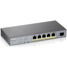 Сетевой коммутатор ZyXel GS1350-6HP-EU0101F: Порты только Gigabit Ethernet (10/100/1000)