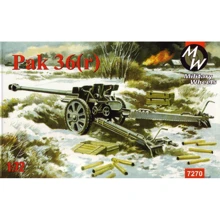 Модель Military Wheels 76-мм протитанкова гармата Pak-36(r) (MW7270): Виробник Military Wheels