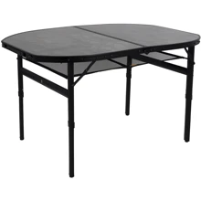 Стол Bo-Camp Northgate Oval 120x80 cm Black/Grey (DAS302568): Конструкция Раскладной