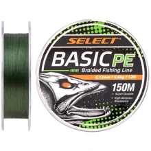 Шнур Select Basic PE 150m (темн-зел.) 0.12mm 12LB / 5.6kg (1870.18.22): Тип Шнур