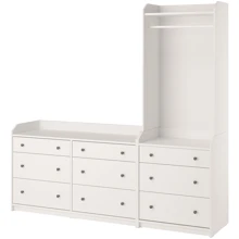 Шкаф ІКЕА HAUGA 208х199 см (893.881.54): undefined undefined