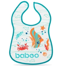 Слюнявчик Baboo Sea Life 3+ месяцев белый (11-010): Производитель Baboo