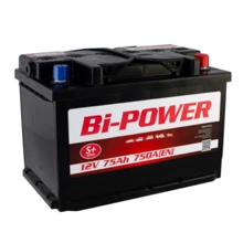 Автомобильный аккумулятор BI-POWER KLVRW075-00: Ёмкость, Ач 75