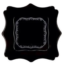 Тарелка суповая Luminarc Authentic Silver Black H8403 (220мм): undefined undefined