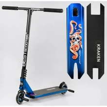Самокат трюковый Best Scooter Kraken синий (KR-71078): Количество колес 2