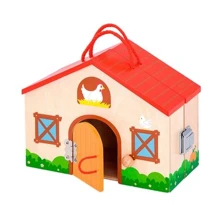 Дерев'яний ігровий набір Viga Toys Будиночок-ферма (51618): Тип інше