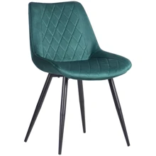 Стул обеденный AMF Betty black/amazon green (545864): Производитель AMF