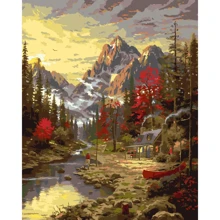 Картина за номерами Origami Тихе життя у горах 40x50 см LW30430: Виробник Origami