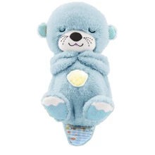 Мягкая игрушка ночник Bambi Дышащая выдра blue (2284-25 blue): Особенности звуковое сопровождение