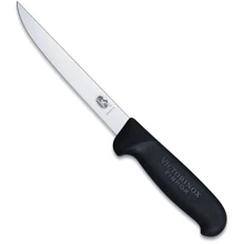 Кухонний ніж Victorinox Fibrox Boning 15см з черн. ручкою (5.6103.15): Лезо Нержавіюча сталь