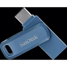 USB-флешка SanDisk 128GB Ultra Dual Drive Go USB 3.1/Type-C Navy Blue (SDDDC3-128G-G46NB): Стандарт USB USB Type-C / USB 3.1