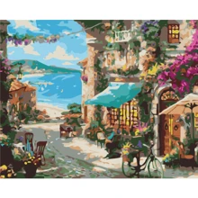 Картина по номерам Brushme Улица Приморского городка 40x50 см (BS31563): Производитель Brushme