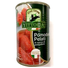 Очищені помідори Vittoria Olive Pomodori Pelati 400 г (WT00764): Вага нетто 400 г