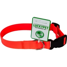 Нашийник водонепроникний Lucky Pet з пластиковим фастексом 2.5x37-55 см оранжевий (4820224215105): Виробник Lucky Pet