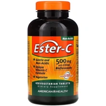 American Health Ester-C 500 mg Эстер-С с бифлавоноидами 450 таблеток: Тип Витамин C
