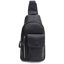 Чоловіча сумка-слінг Keizer чорна (K1219bl-black): Стать Мужской