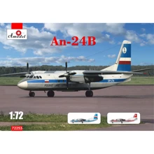 Пасажирський AMODEL літак Антонов Ан-24Б (Польща, НДР) AMO72253: Виробник AMODEL