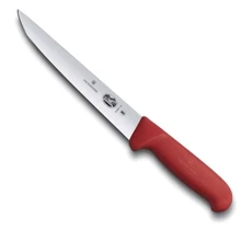 Кухонний ніж Victorinox Fibrox Sticking 18см з черв. ручкою (5.5501.18): Лезо нержавіюча сталь