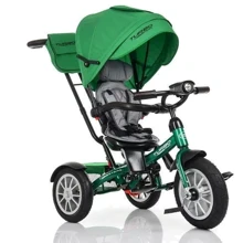 Велосипед трехколесный колясочный TurboTrike зеленый (M 4057-4): Тип Велосипед-коляска