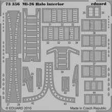 Фототравление Eduard 1/72 Mи-26 интерьер (цветная, рекомендовано для Revell/Zvezda) EDU-73356: Производитель Eduard