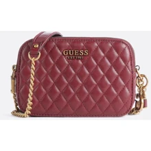 Женская сумка кросс боди GUESS MAILA CAMERA BAG бордовая (HWQB8661140-MER): Пол Женский