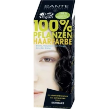 Sante Natural Hair Colors БИО-Краска-порошок для волос растительная Чёрный/Black 100g: Пол Для женщин