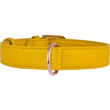 Ошейник Collar Glamour без украшений 20 мм 30-39 см желтый (2032938000003): Производитель Collar