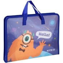 Папка-портфель на молнии Kite Jolliers K19-202, А4: Тип Портфель