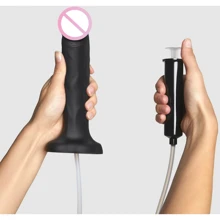 Фалоімітатор Strap-On-Me Squirting Cum Realistic Dildo Black L: Призначення Вагінальні