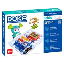 Конструктор электронный DOKA Поймай движение (D70705): Количество деталей, шт. 16