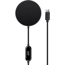 Зарядное устройство Baseus Wireless Charger Simple Mini2 Magnetic 15W Black (CCJJ010001) for iPhone 16 I 15 I 14 I 13 I 12 series: Особенности MagSafe